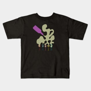 Pouring Wine Kids T-Shirt